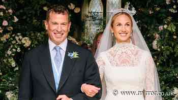 Peter Phillips and bride Harriet Sperling release stunning official royal wedding photos after tying the knot
