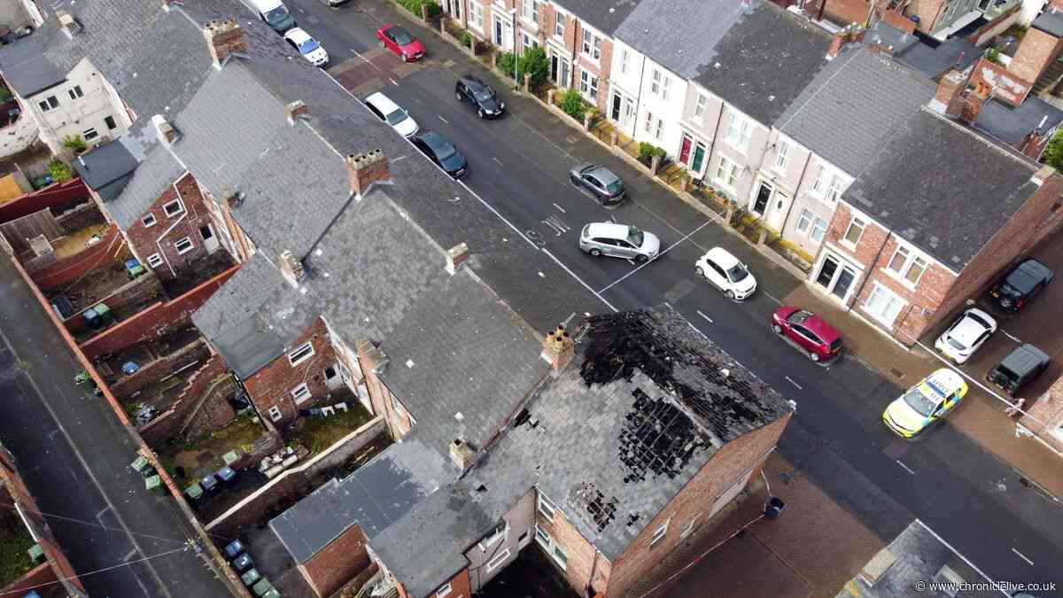 Police update after suspected cannabis farm caught fire in Gateshead with residents evacuated