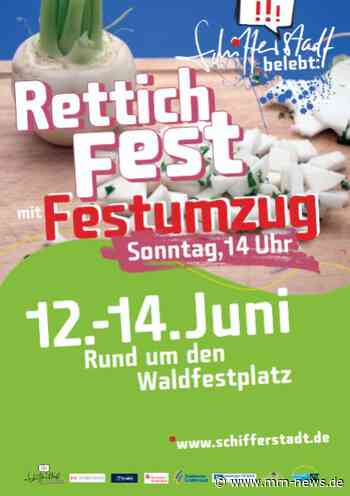 Schifferstadt – Rettichfest mit vielfältigem Programm rund um die Waldfesthalle
