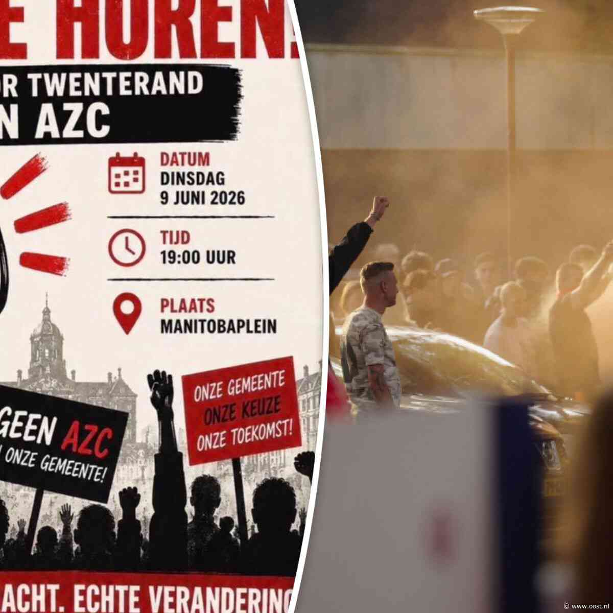 Toch nieuwe demonstratie tegen opvangplannen, Twenterand stelt scherpe grenzen