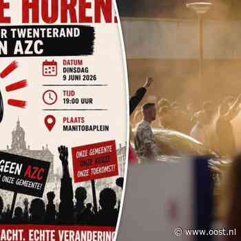 Toch nieuwe demonstratie tegen opvangplannen, Twenterand stelt scherpe grenzen