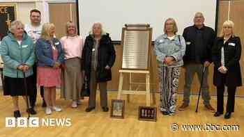 WW2 memorial plaque honour for 'forgotten sons'