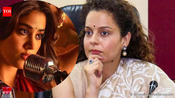 Amid Janhvi's 'Peddi' row, Kangana reacts to filmmakers objectifying women on screen