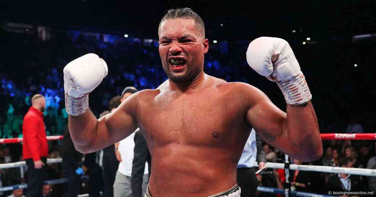Joe Joyce announces comeback fight over a year after Filip Hrgovic defeat