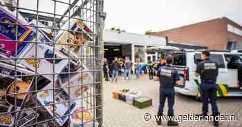 Grote hoeveelheid gestolen goederen gevonden in loods