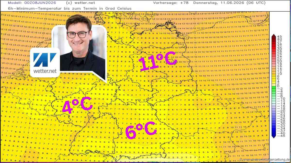 Jetzt dreht sich das Wetter komplett – Schafskälte wird sich tagelang über Deutschland halten