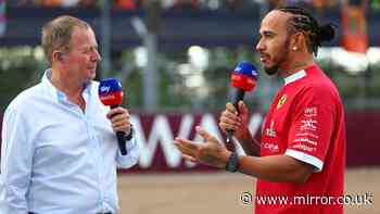 Lewis Hamilton stopped talking to Martin Brundle on F1 grid as Kim Kardashian issues snub