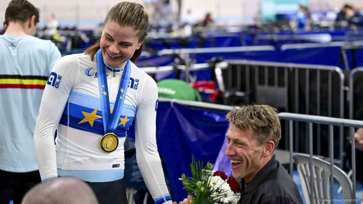 Lotte Kopecky en Axel Merckx delen foto’s van hun huwelijk: ’Een dag die we voor de rest van ons leven zullen koesteren’