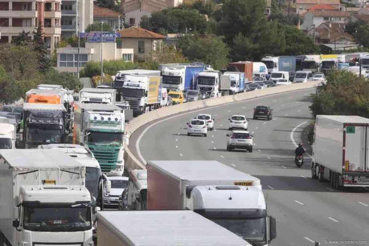 Un bus, un poids lourd et une camionnette impliqués dans un accident sur l’A8 entre Antibes et Nice, la circulation perturbée
