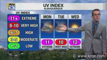 Heating up with mostly dry air in short term