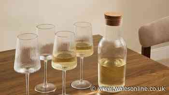 ‘Classy’ £5.60 wine glasses ‘look expensive’ with carafe for 'full bottle’