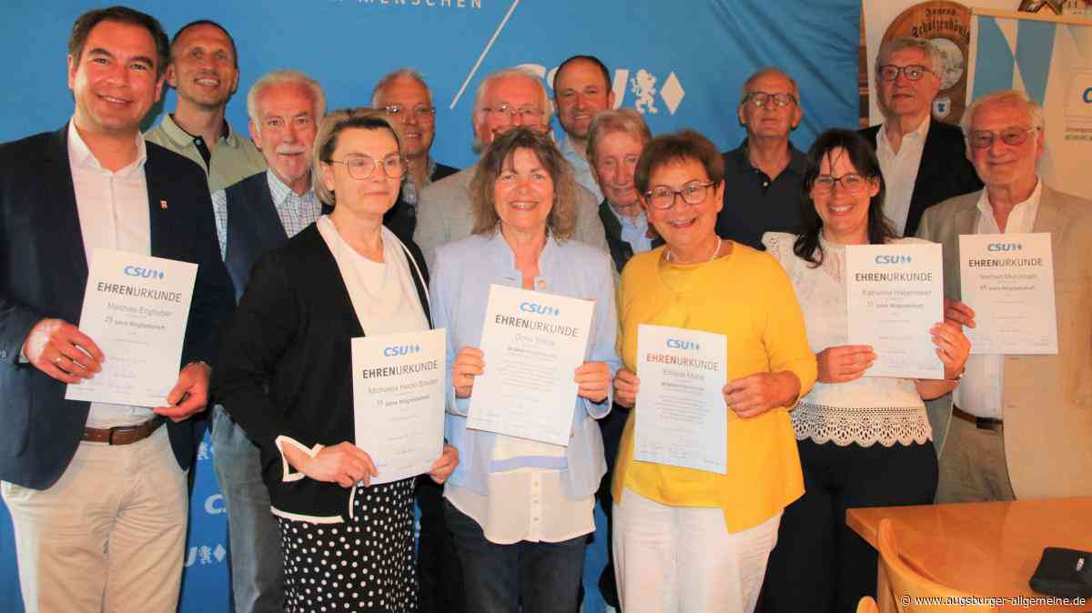 Seit 60 Jahren bei der CSU Neuburg