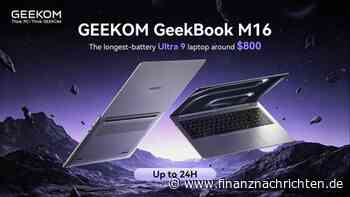 EQS-News: GEEKOM bringt das neue GeekBook M16 auf den Markt und setzt damit neue Maßstäbe im Segment der leistungsstarken Produktivitäts-Laptops für 800 US-Dollar