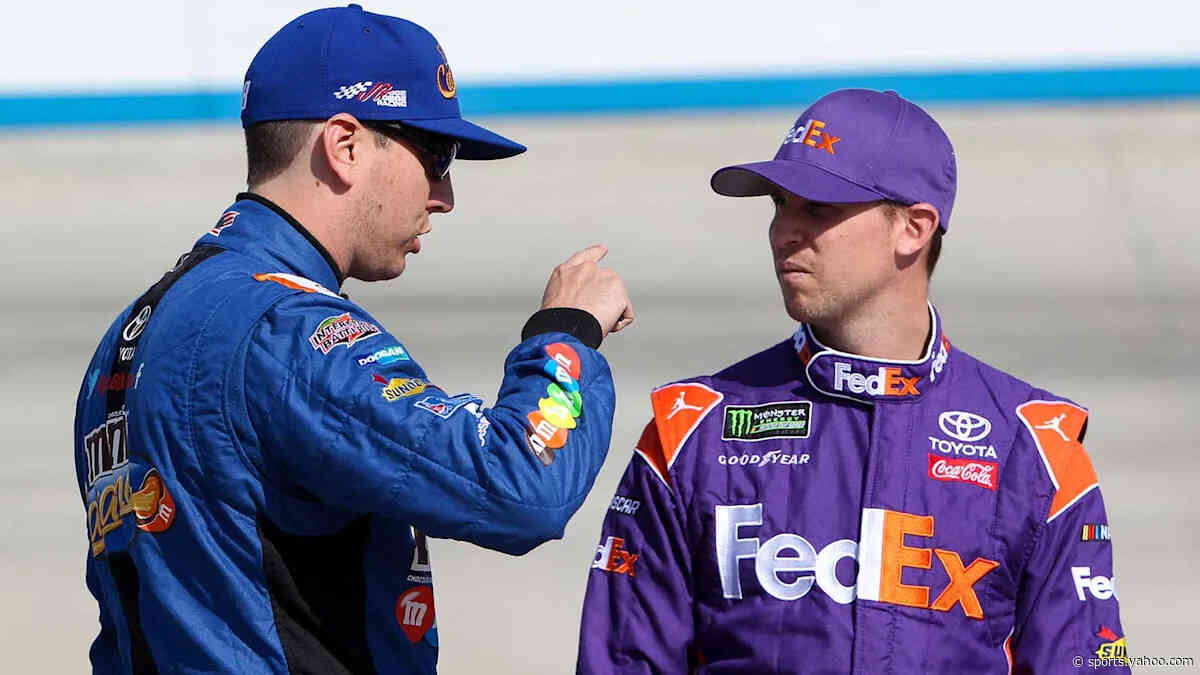 Denny Hamlin pays tribute to Kyle Busch after tying him on all-time list