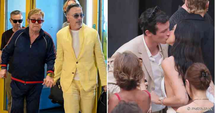 Elton John ‘struggled to see’ during performance at Dua Lipa and Callum Turner’s wedding