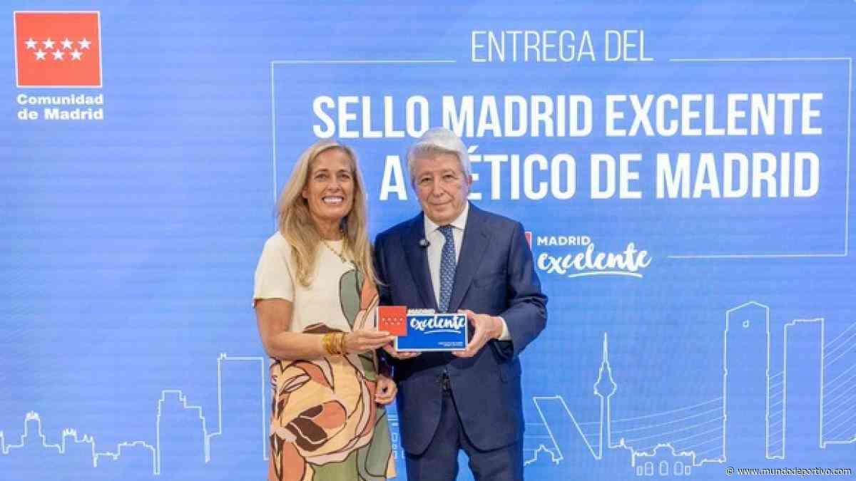 El Atlético recibe el sello de calidad 'Madrid Excelente'