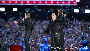 Take That in Sunderland hour by hour weather forecast as The Circus comes to Stadium of Light