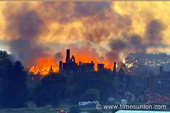 Abandoned Hudson River Psychiatric Center catches fire again