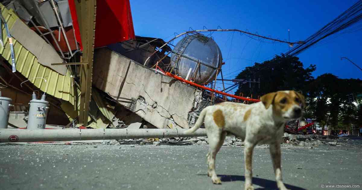 Search for survivors after deadly earthquake strikes Philippines