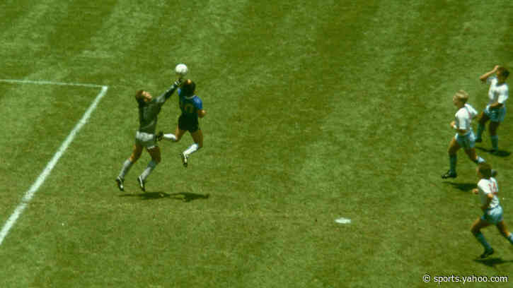 🌎 World Cup Moments: Maradona scores the most infamous goal in history