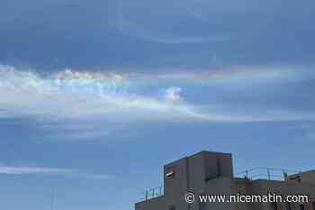 Ce n’est pas un arc-en-ciel : un nuage iridescent observé sur la Côte d’Azur