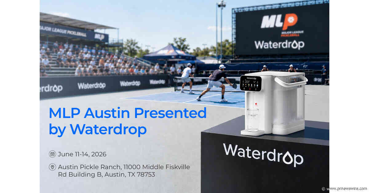 Waterdrop Filter Named Title Sponsor of MLP Austin, Marking a Major Milestone in Professional Sports