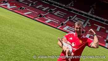 Emmerdale star takes two-month-old son to Old Trafford and shares adorable snaps