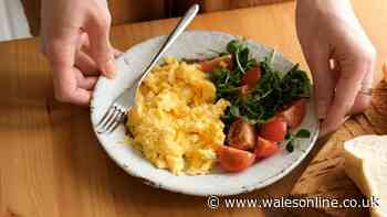 Scrambled eggs will be extra creamy if 1 common ingredient is added before cooking