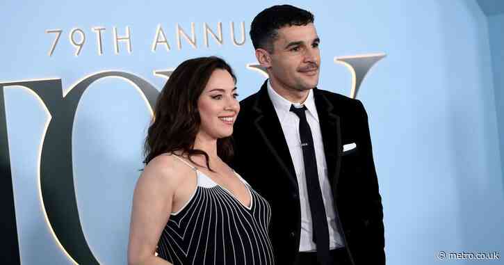 Aubrey Plaza and Christopher Abbott make red carpet debut after ‘giving away’ baby gender