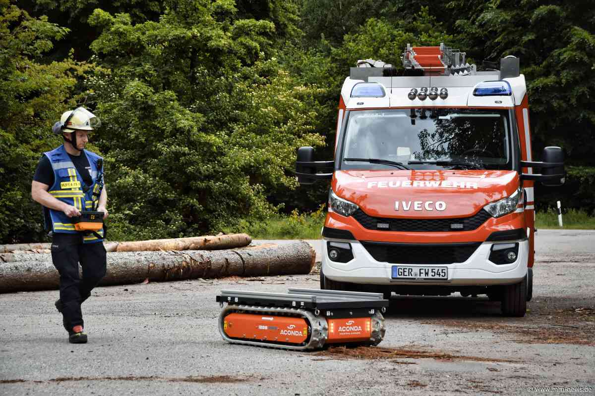 Kreis Germersheim – Übung des Katastrophenschutz-Zuges im Wellbachtal