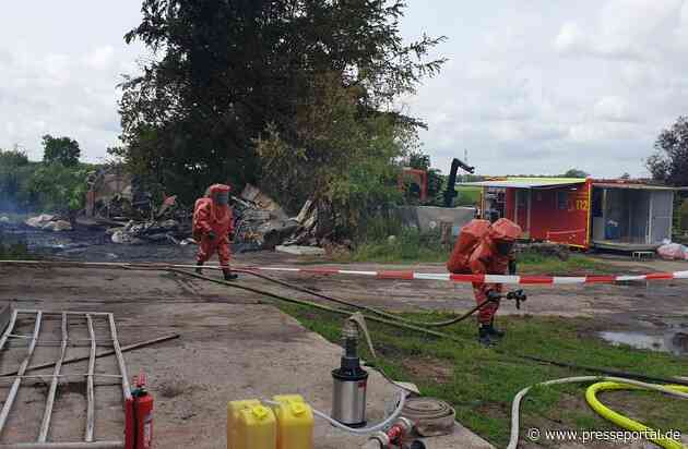 FW-RD: Gefahrstoffeinsatz der Feuerwehren in Padenstedt (Kreis Rendsburg-Eckernförde)