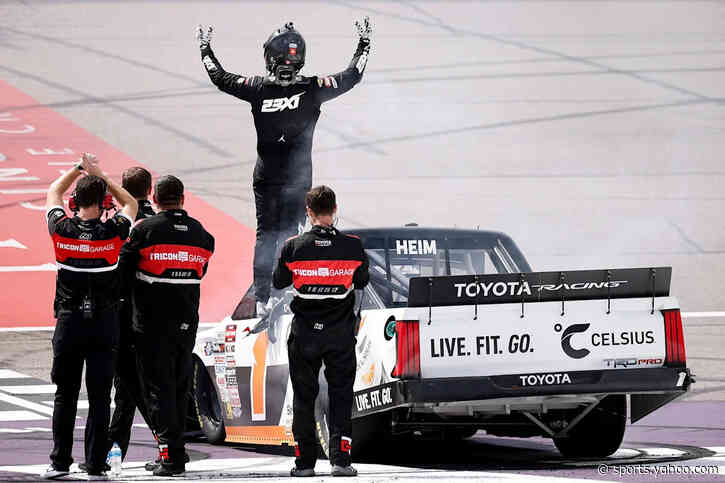 Corey Heim wins NASCAR Truck Series race at Michigan in June 2026