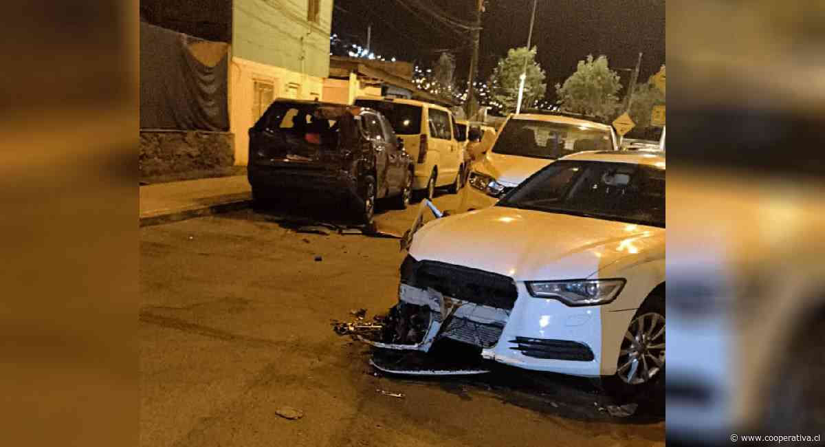 Camión chocó 11 vehículos y atropelló a un peatón en Antofagasta