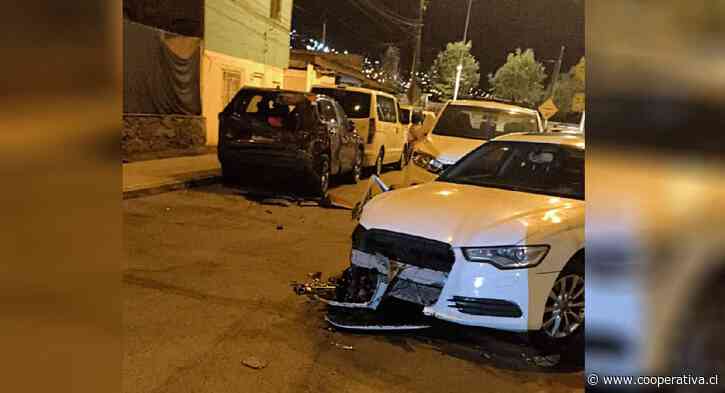 Camión chocó 11 vehículos y atropelló a un peatón en Antofagasta