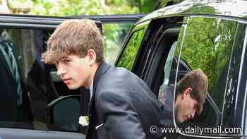 Prince Edward and Sophie's 'dapper' son James, 18, confidently stepped into the spotlight at Peter Phillips's wedding... as fans discover 'grown up' Earl of Wessex now towers over his mother