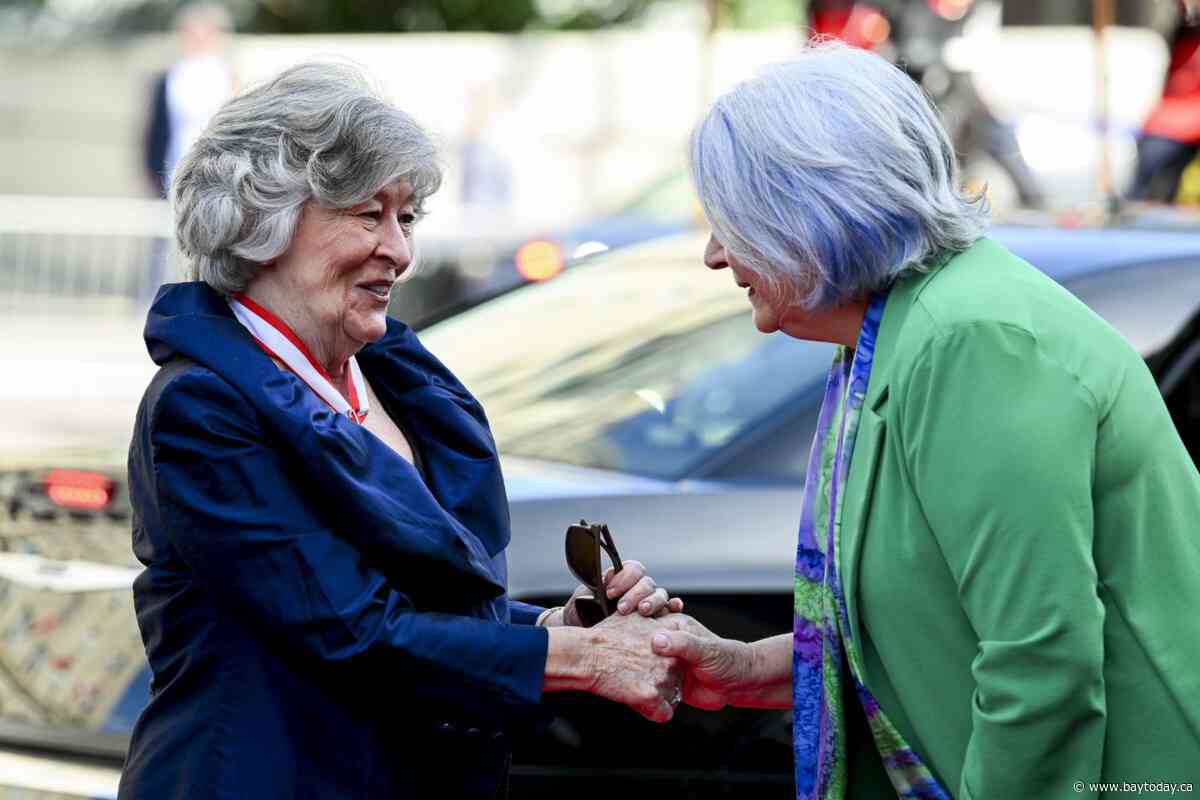 The Latest: Louise Arbour installed as Canada's 31st Governor General