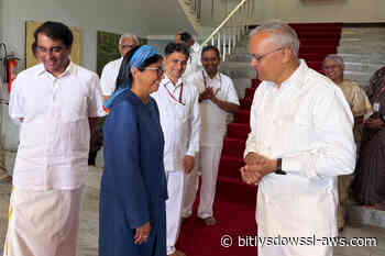 Delcy Rodríguez visitó el centro espiritual de Sathya Sai Baba, vínculo espiritual de figuras chavistas