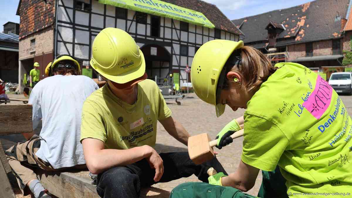 Tierisch fleißig: Wie 300 junge Menschen ein Helmstedter Denkmal retten