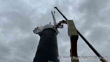 Sails reinstated on iconic Skidby Mill following major restoration works