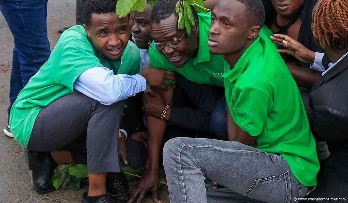 Kenya's former chief justice David Maraga arrested during park construction protest