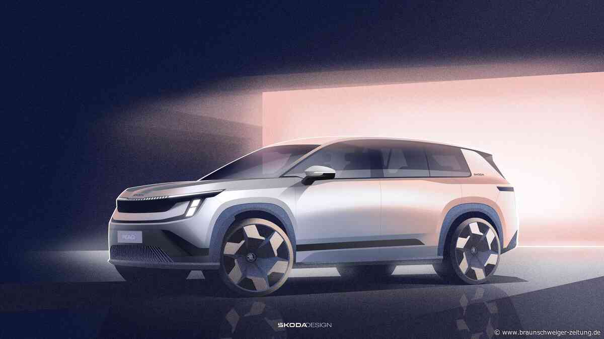 Erste Design-Enthüllungen: Neues Skoda Flaggschiff Peaq gesichtet