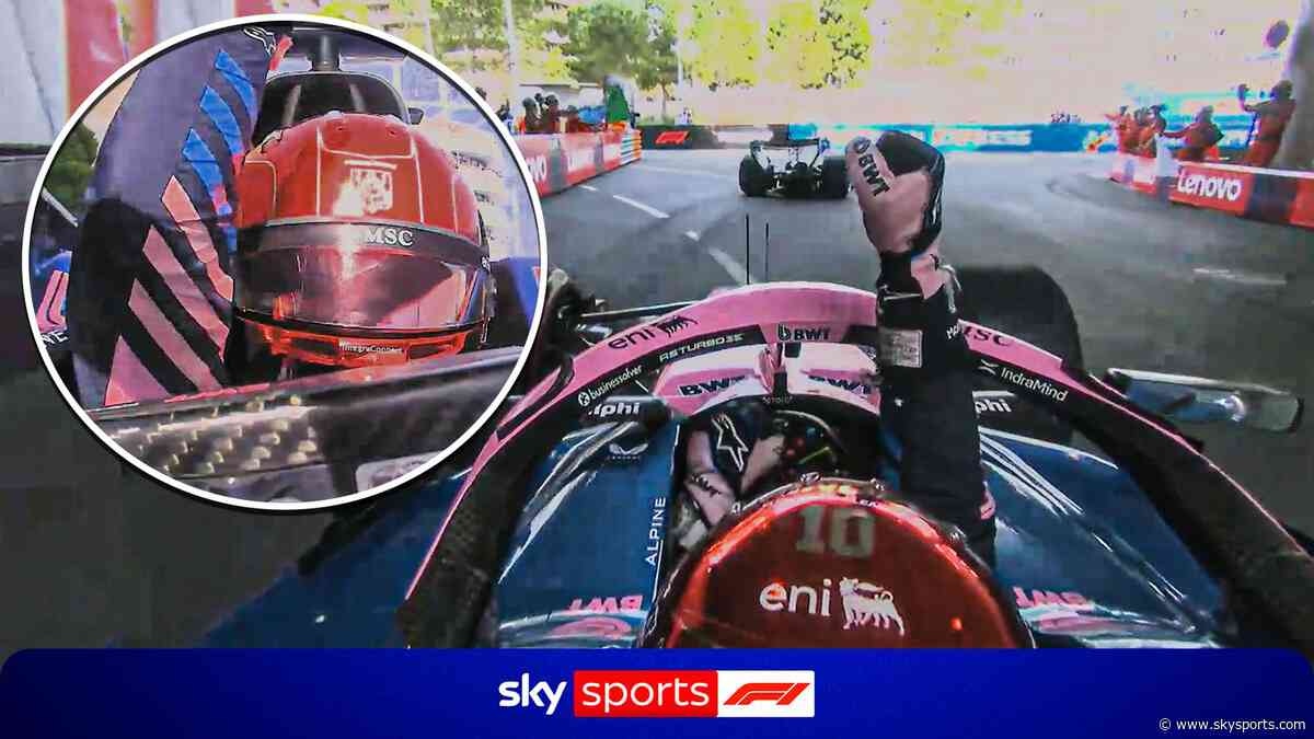 Unseen: Gasly celebrates P3 in Monaco despite looming penalties