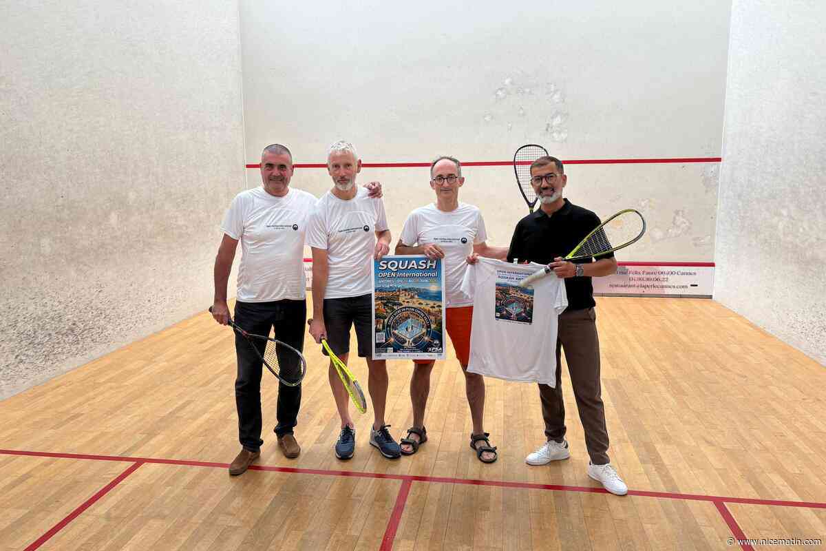 « On vise un rayonnement international » : on vous fait découvrir la particularité de la première édition de l’Open Antibes de Squash