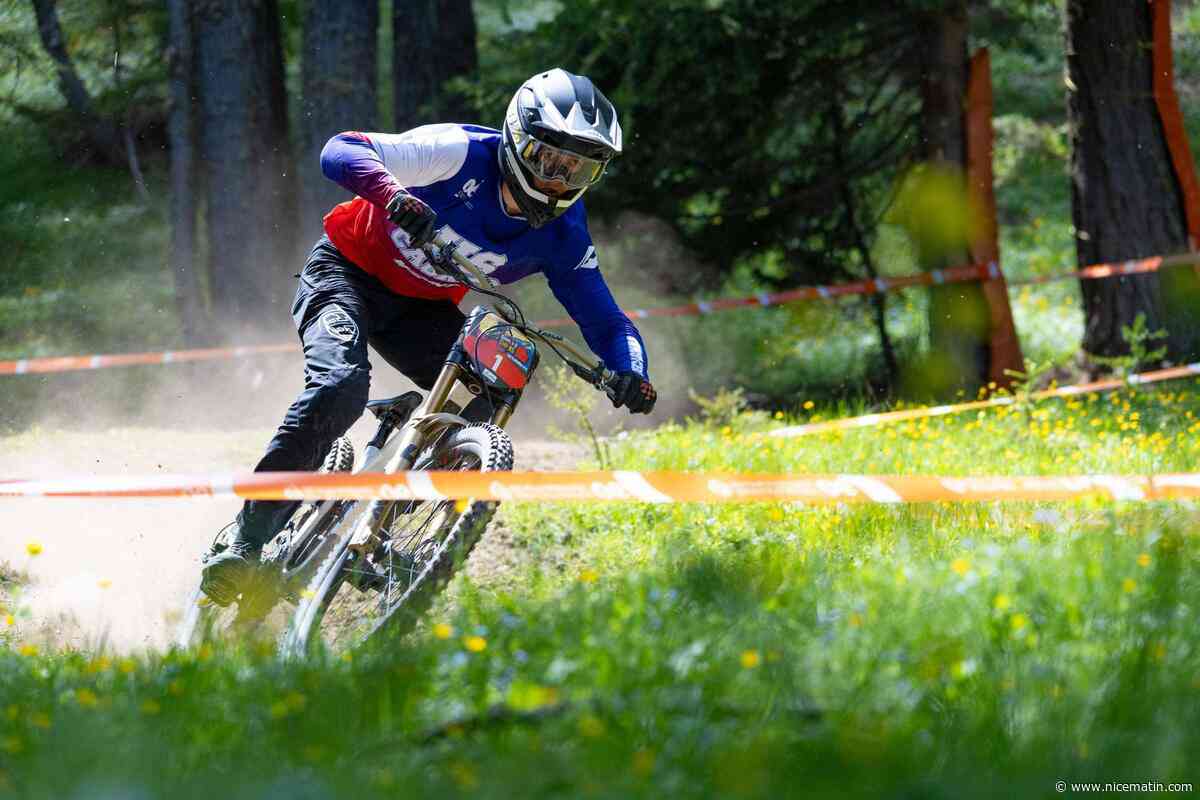 VTT : à quelques jours de la première Coupe de France de la saison, Jules Perfillon remporte la manche régionale de Downhill Cup RS à Auron