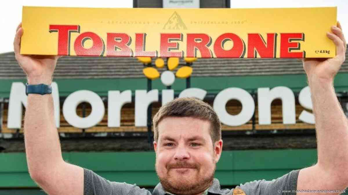 Morrisons cuts price of giant £80 Toblerone for Father's Day