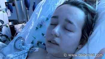 Pre-school worker, 19, 'almost died' from meningitis after sharing drinks on night out in town hit by outbreak