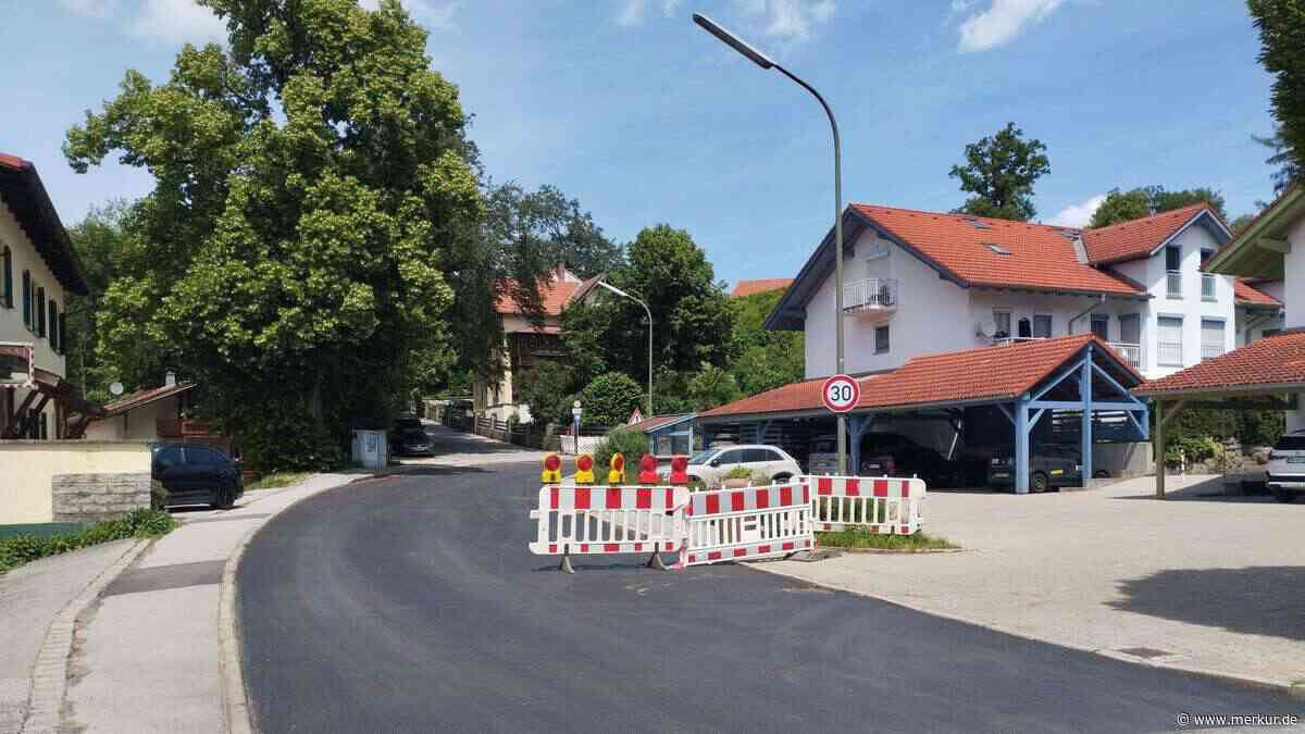 Baustelle beendet: Der Nordgraben in Miesbach ist wieder befahrbar