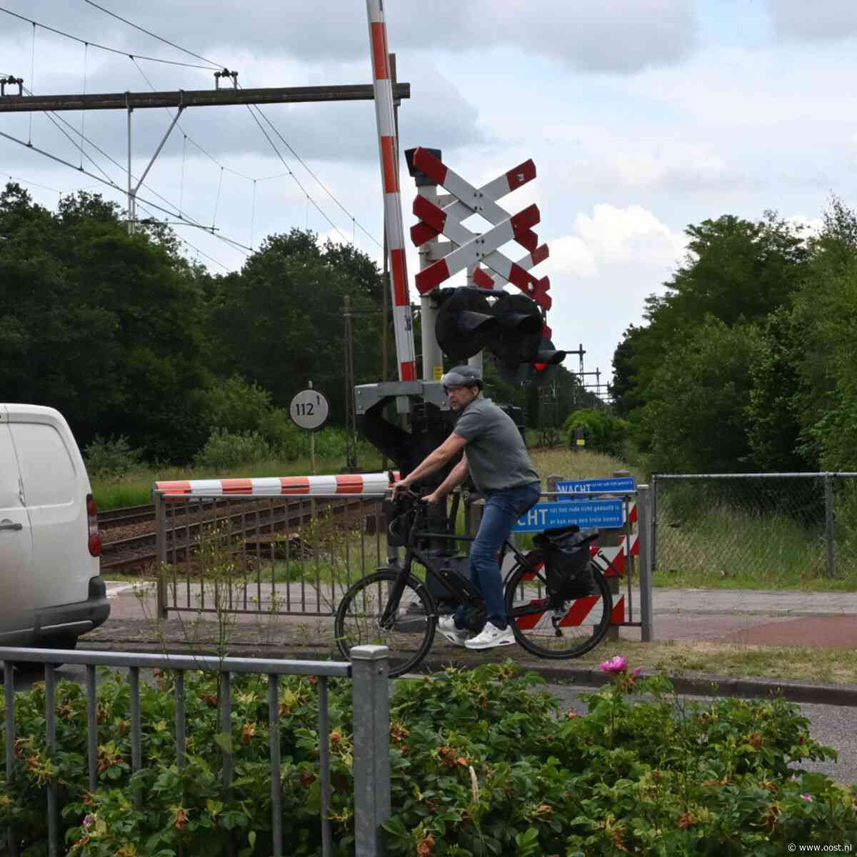 Storing bij spoorwegovergang Steenwijk