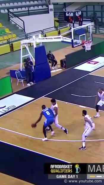 This is an unstoppable move 🫣 #Afrobasket