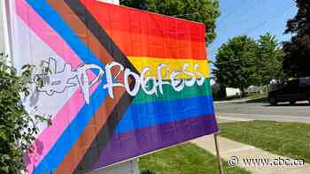 Another Pride flag stolen, flagpole cut down at Ontario school one week after Pride flag set on fire